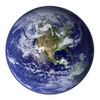 Oblate spheroid. Still round enough to ruin a Gleason map.