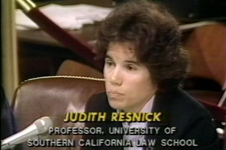 Professor Judith Resnik in 1987